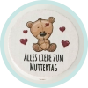 Scheibchen weiß Muttertag