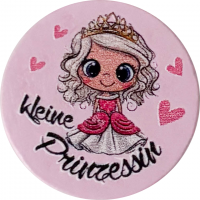 Scheibchen rosa Kleine Prinzessin blond