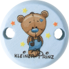 Clip Mini Variante A pastellblau Teddy kleiner Prinz