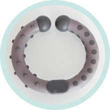 Kinderwagenbefestigung C-Ring taupe