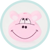 Hippo pastellrosa