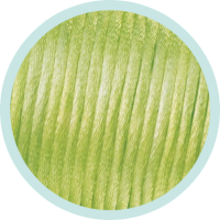Satinschnur 1,5mm hellgrün 50m-Rolle