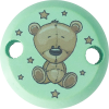 Clip Mini Variante A mintgrün Teddy Sterne