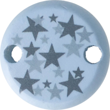 Clip Mini Variante A pastellblau Sternchen grau