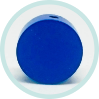 Scheibchen 20mm dunkelblau