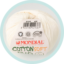 Wolle Mondial Cotton Soft Bio creme