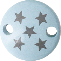 Clip Mini Variante B babyblau Sternchen hellgrau