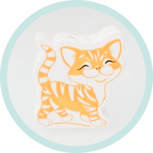 Katze weiß-orange Ausverkauf/SALE