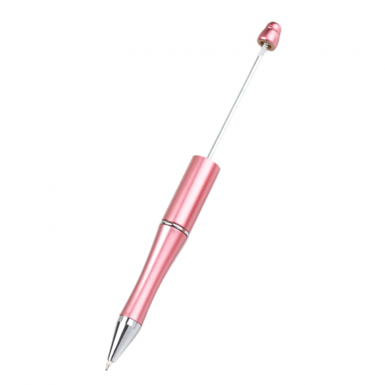 Kugelschreiber altrosa Rohling für Perlen - zum Schließen ins Bild klicken