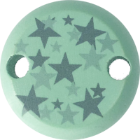Clip Mini Variante A mintgrün Sternchen grau