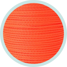 Fädelschnur 1,5mm orange 5m-Stück
