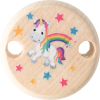 Clip Mini Variante A natur Einhorn Regenbogen