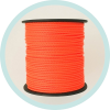 Fädelschnur 1,5mm orange 100m-Rolle