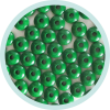 Holzlinsen dunkelgrün 10mm rund