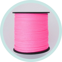 Fädelschnur 1,5mm pink 100m-Rolle