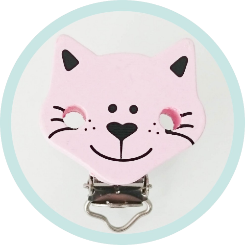 Katzenclip pastellrosa Ausverkauf/SALE - zum Schließen ins Bild klicken