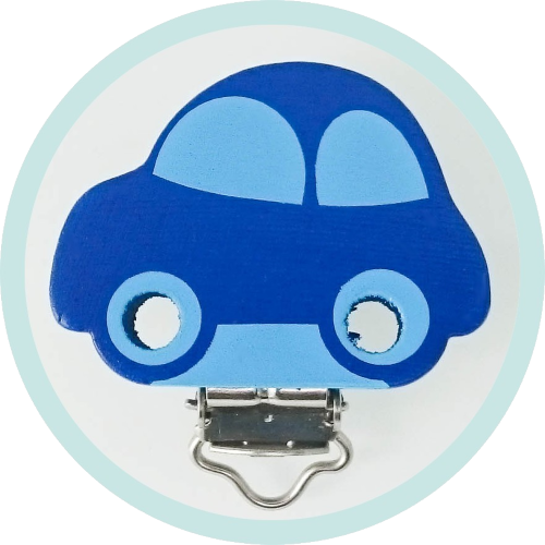 Autoclip dunkelblau/pastellblau Ausverkauf/SALE - zum Schließen ins Bild klicken
