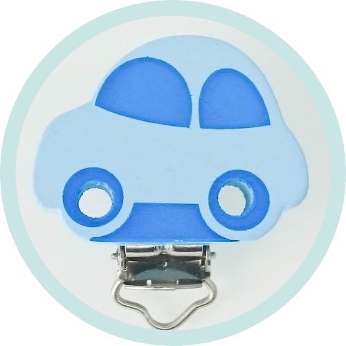 Autoclip pastellblau/mittelblau Ausverkauf/SALE - zum Schließen ins Bild klicken