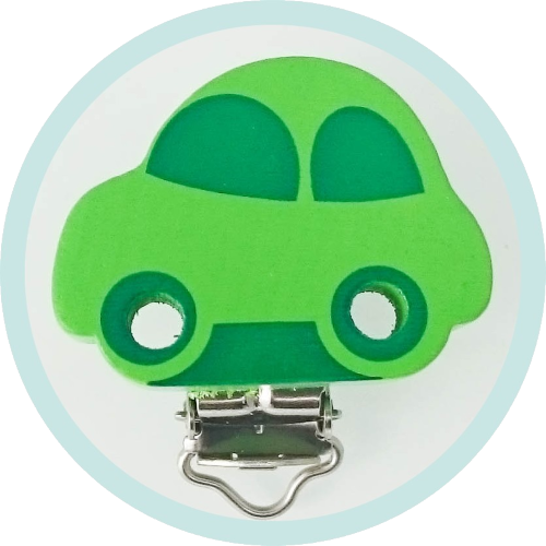 Autoclip apfelgrün/dunkelgrün Ausverkauf/SALE - zum Schließen ins Bild klicken