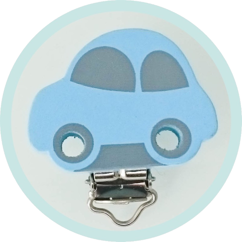 Autoclip pastellblau/hellgrau Ausverkauf/SALE - zum Schließen ins Bild klicken