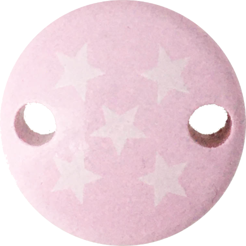 Clip Mini Variante B rosa Sternchen weiß - zum Schließen ins Bild klicken
