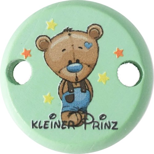 Clip Mini Variante A mintgrün Teddy kleiner Prinz - zum Schließen ins Bild klicken