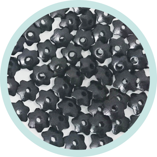 Sternchenlinsen schwarz Ausverkauf/SALE - zum Schließen ins Bild klicken