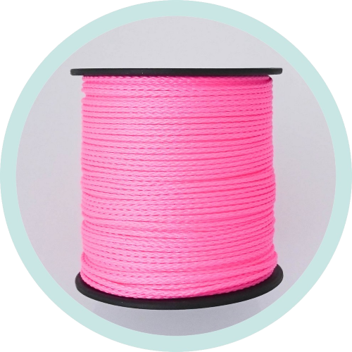 Fädelschnur 1,5mm pink 100m-Rolle - zum Schließen ins Bild klicken