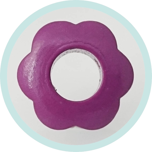 Loch-Blume violett Ausverkauf/SALE - zum Schließen ins Bild klicken