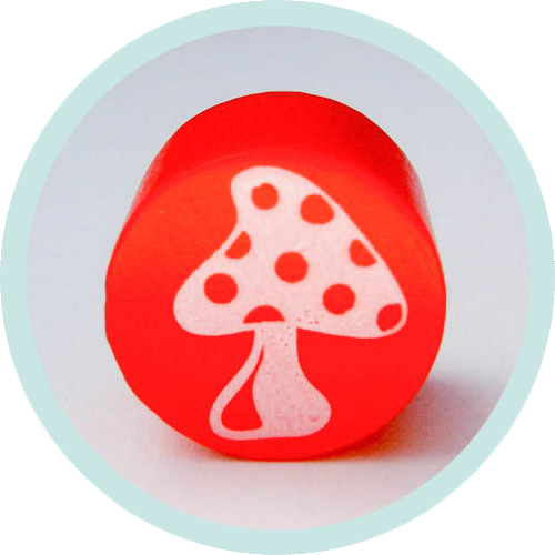 Pilz rot-weiß Ausverkauf/SALE - zum Schließen ins Bild klicken