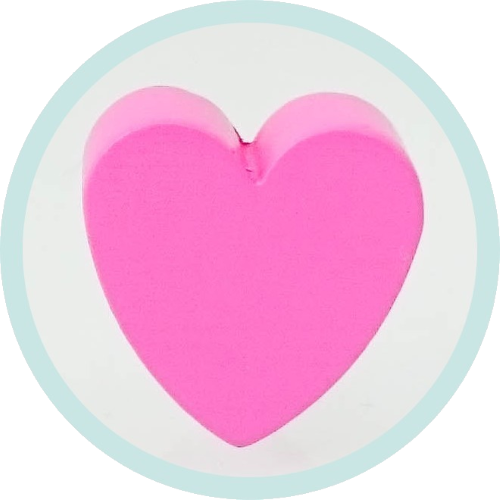 Standard Herz pink horizontal Ausverkauf/SALE - zum Schließen ins Bild klicken