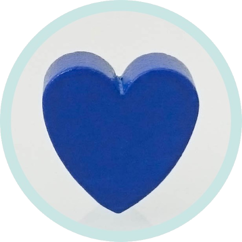 Standard Herz dunkelblau vertikal Ausverkauf/SALE - zum Schließen ins Bild klicken