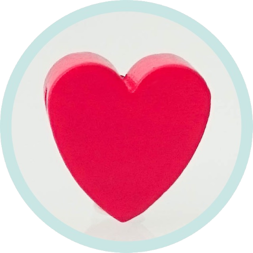 Standard Herz rubinrot horizontal Ausverkauf/SALE - zum Schließen ins Bild klicken