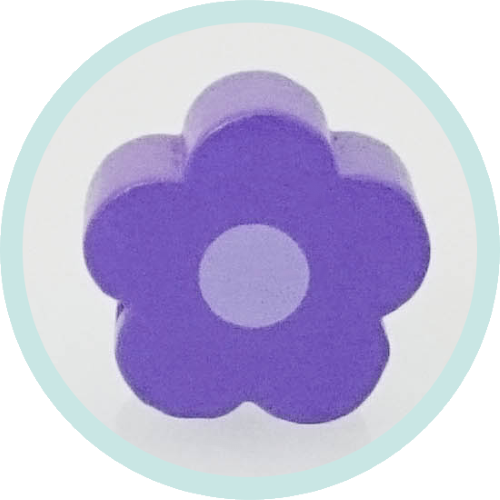 Blümchen lila Ausverkauf/SALE - zum Schließen ins Bild klicken