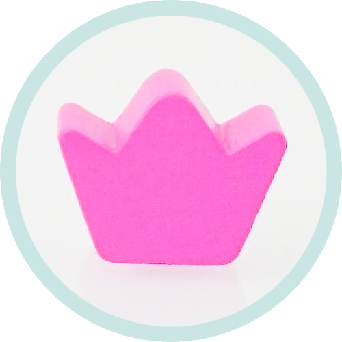 Krone pink vertikal - zum Schließen ins Bild klicken