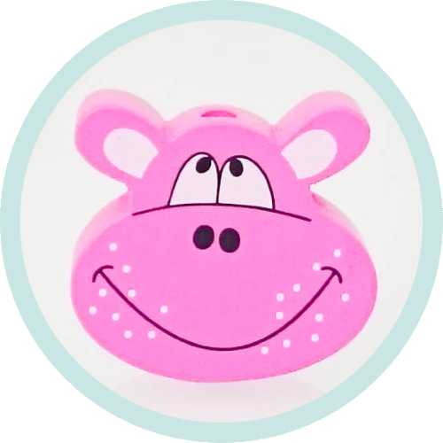 Hippo pink - zum Schließen ins Bild klicken
