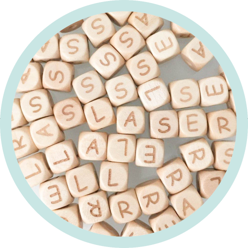Buchstabenwürfel N 10mm Holz Lasergravur - zum Schließen ins Bild klicken